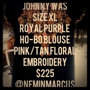 Johnny Was -Floral Ho-Bo Blouse